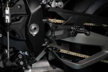 Preview: Fußrastenanlage FXR schwarz-matt BMW S1000RR